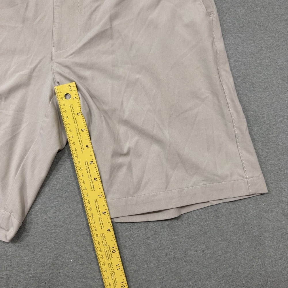 Peter Millar Shackelford Shorts 35 Beige Performance Golf Hybrid Stretch Classic - Picture 5 of 8